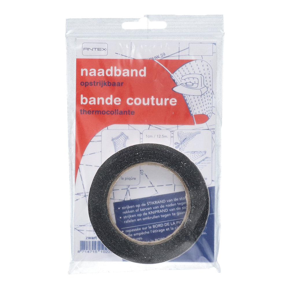 Antex Naadband 10 mm x 12,5 meter 066 Zwart