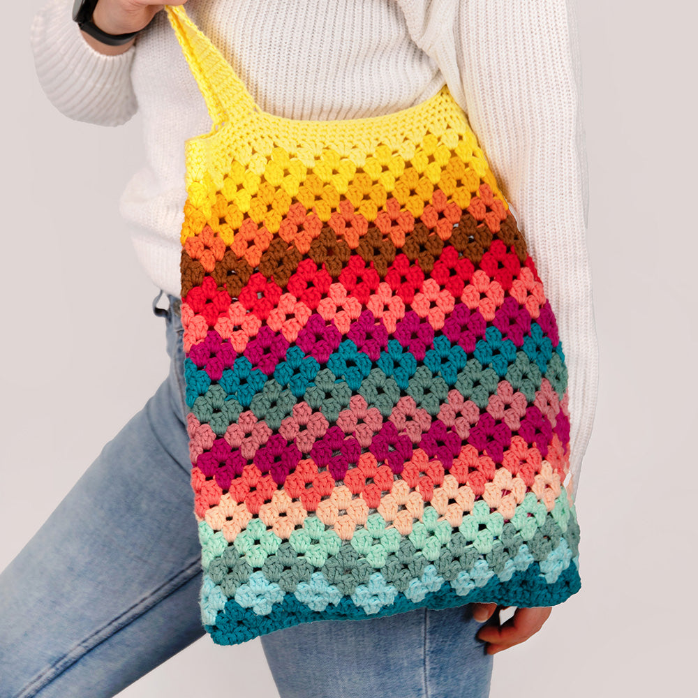 Regenboog tas Garenpakket - Exclusief Patroon