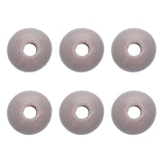 Rico Macramé Houten Kralen 30mm Light Grey - 6 stuks