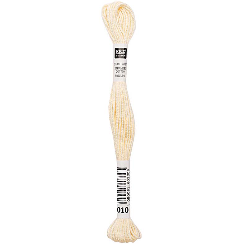 Rico Sticktwist Borduurgaren 8m 010 Light Yellow