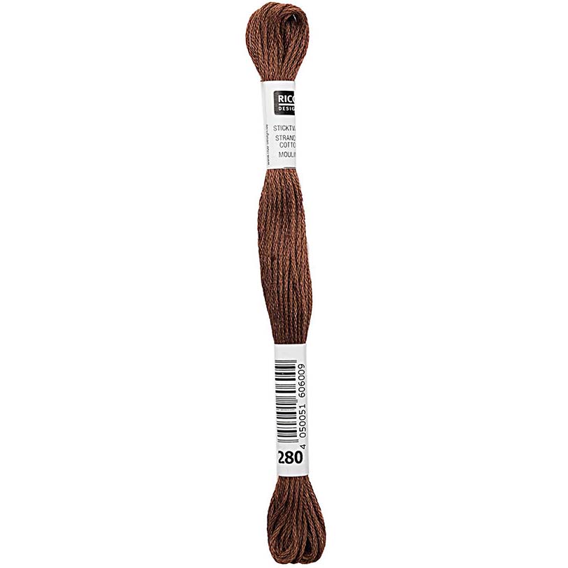 Rico Sticktwist Borduurgaren 8m 280 Brown