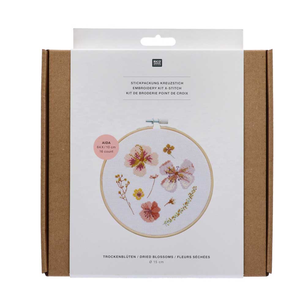 Rico transformation droogbloemen borduurpakket — gemaakt met Rico Transformation Droogbloemen Borduurpakket