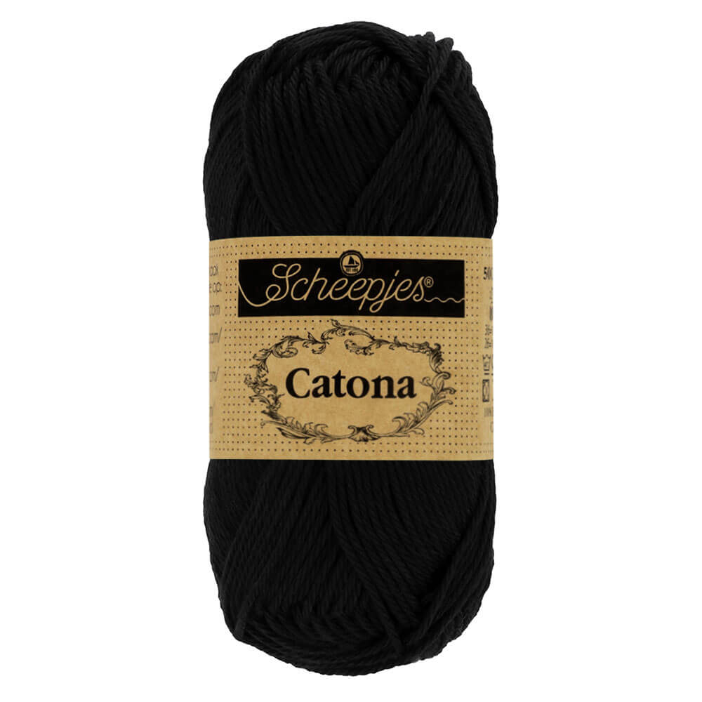 Scheepjes Catona 50g 110 Jet Black