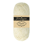Scheepjes Catona Shine 50g 105-G Bridal White - Gold