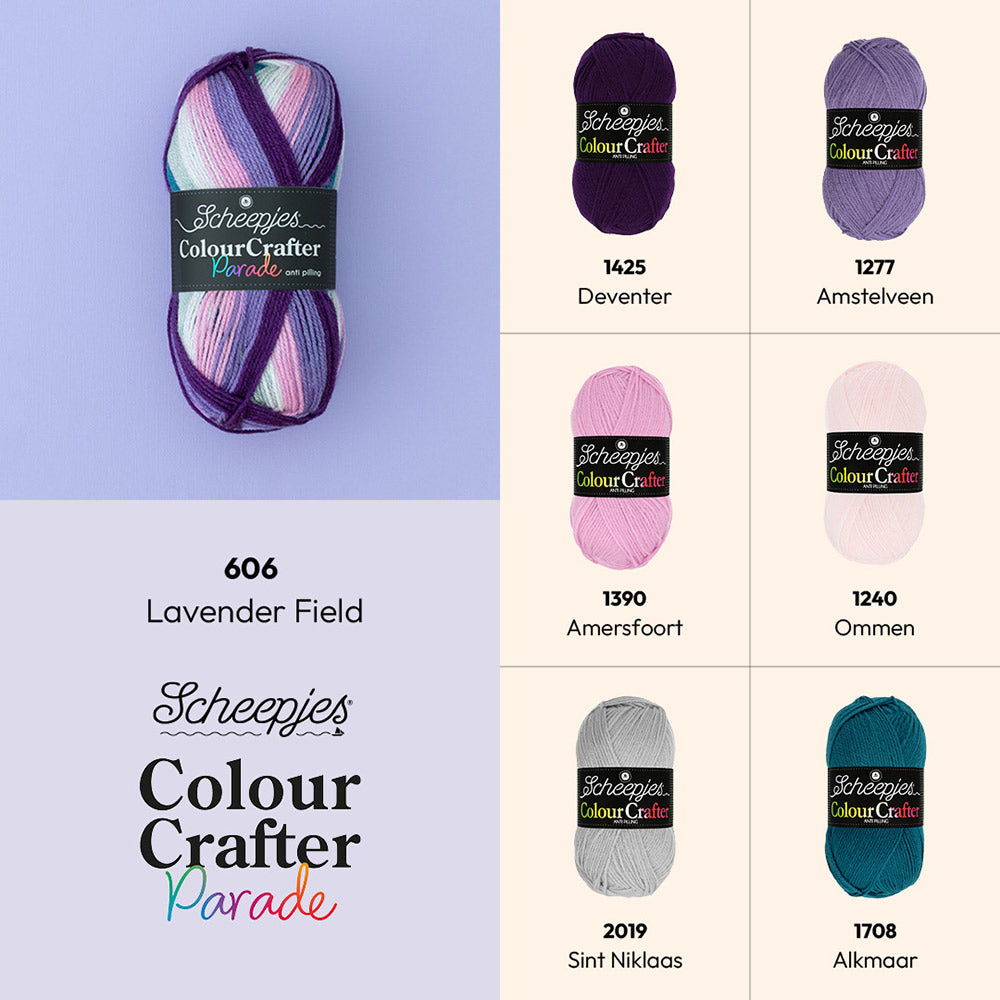 Scheepjes ccp kleuren — gemaakt met Scheepjes Colour Crafter Parade