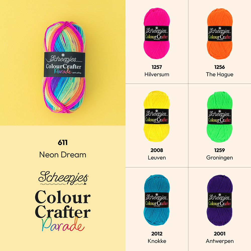 Scheepjes ccp kleuren — gemaakt met Scheepjes Colour Crafter Parade