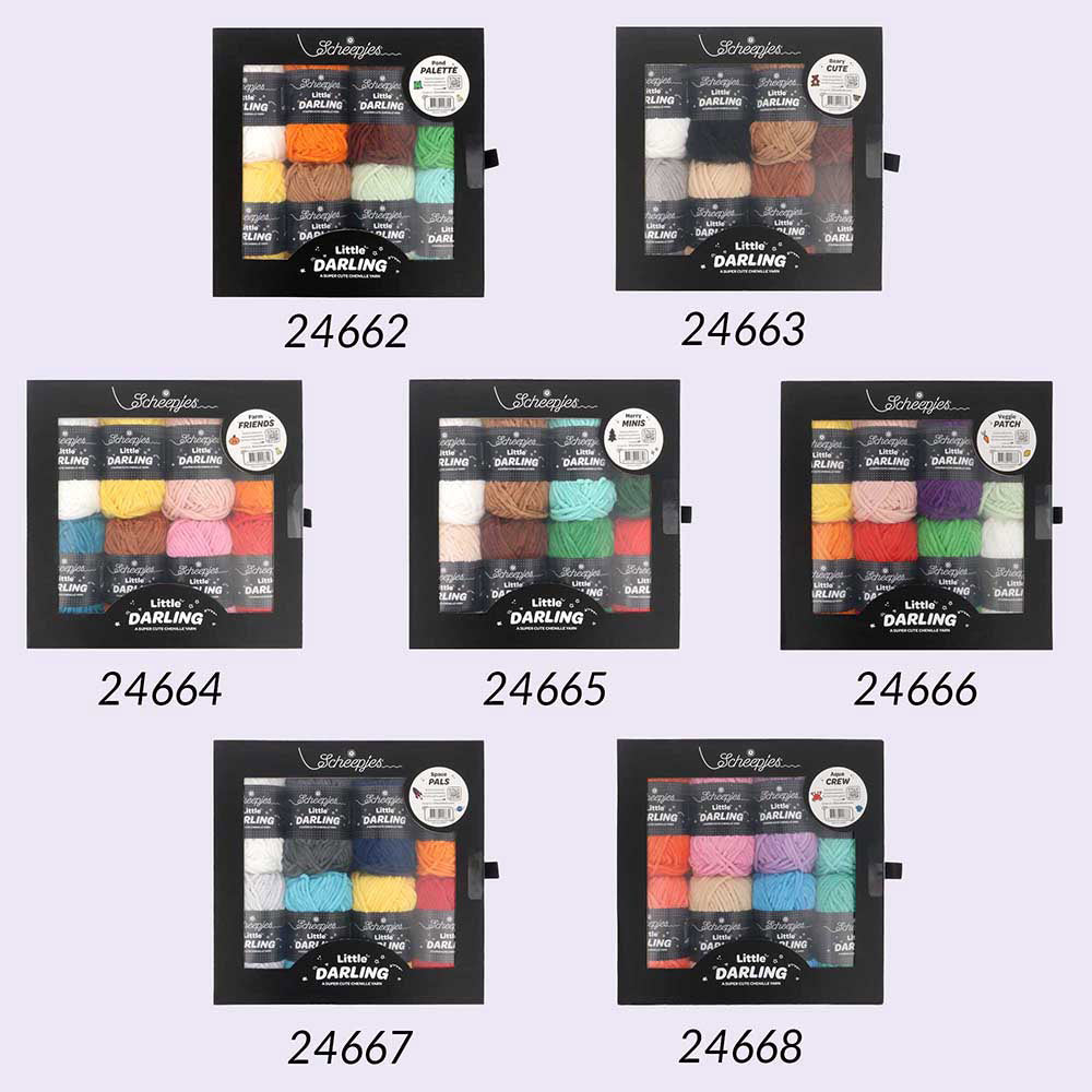 Scheepjes Little Darling colour pack 8x25g Merry Minis (2)