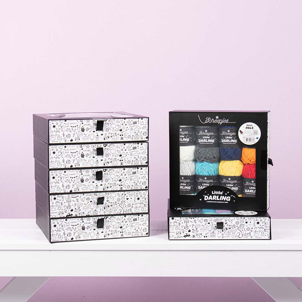 Scheepjes Little Darling colour pack 8x25g Space Pals (4)