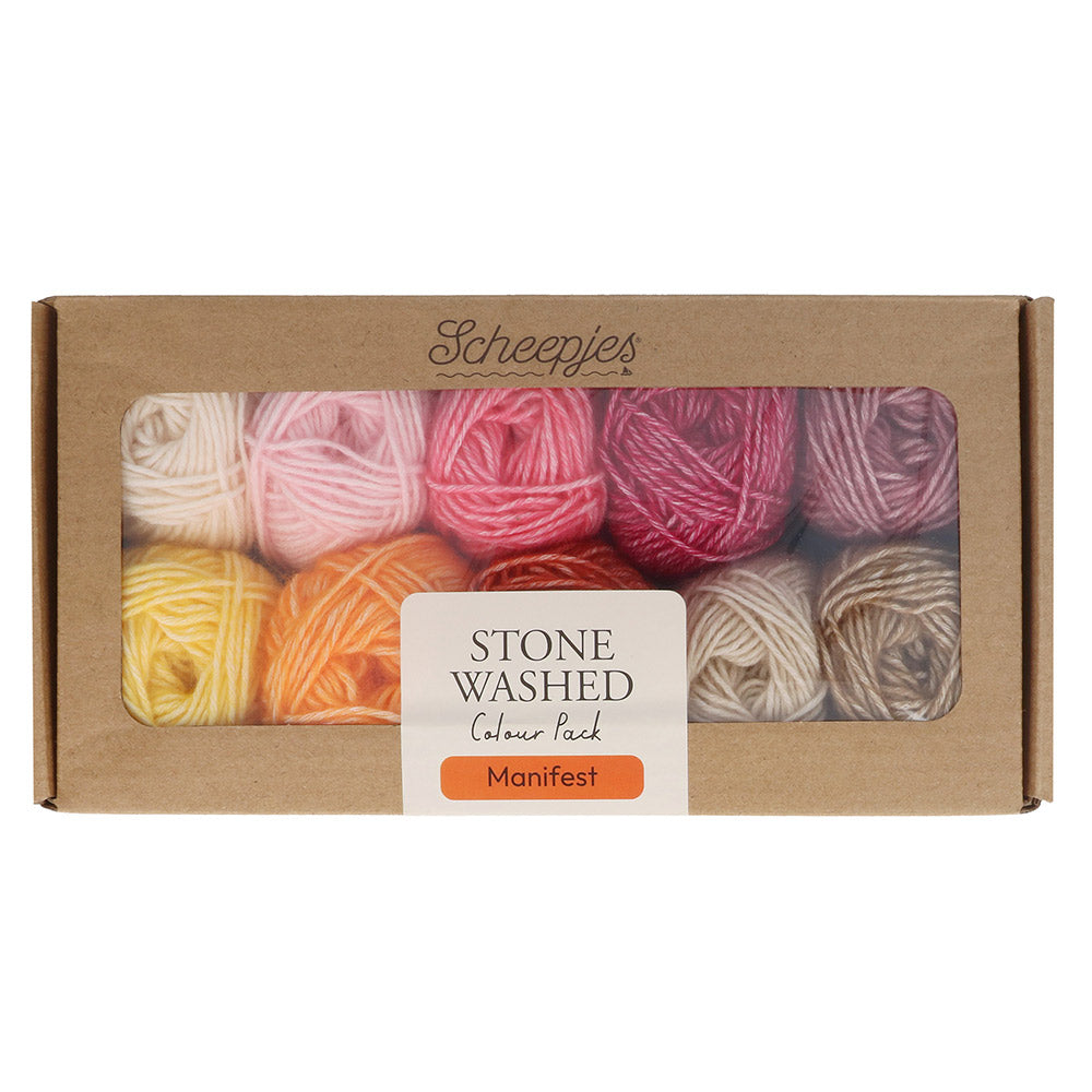 Scheepjes Stone Washed Colour Pack Intentions