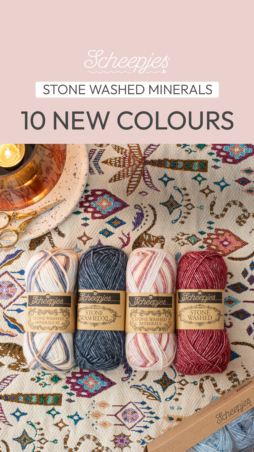 Sw nc launch story jan minerals — gemaakt met Scheepjes Stone Washed Minerals