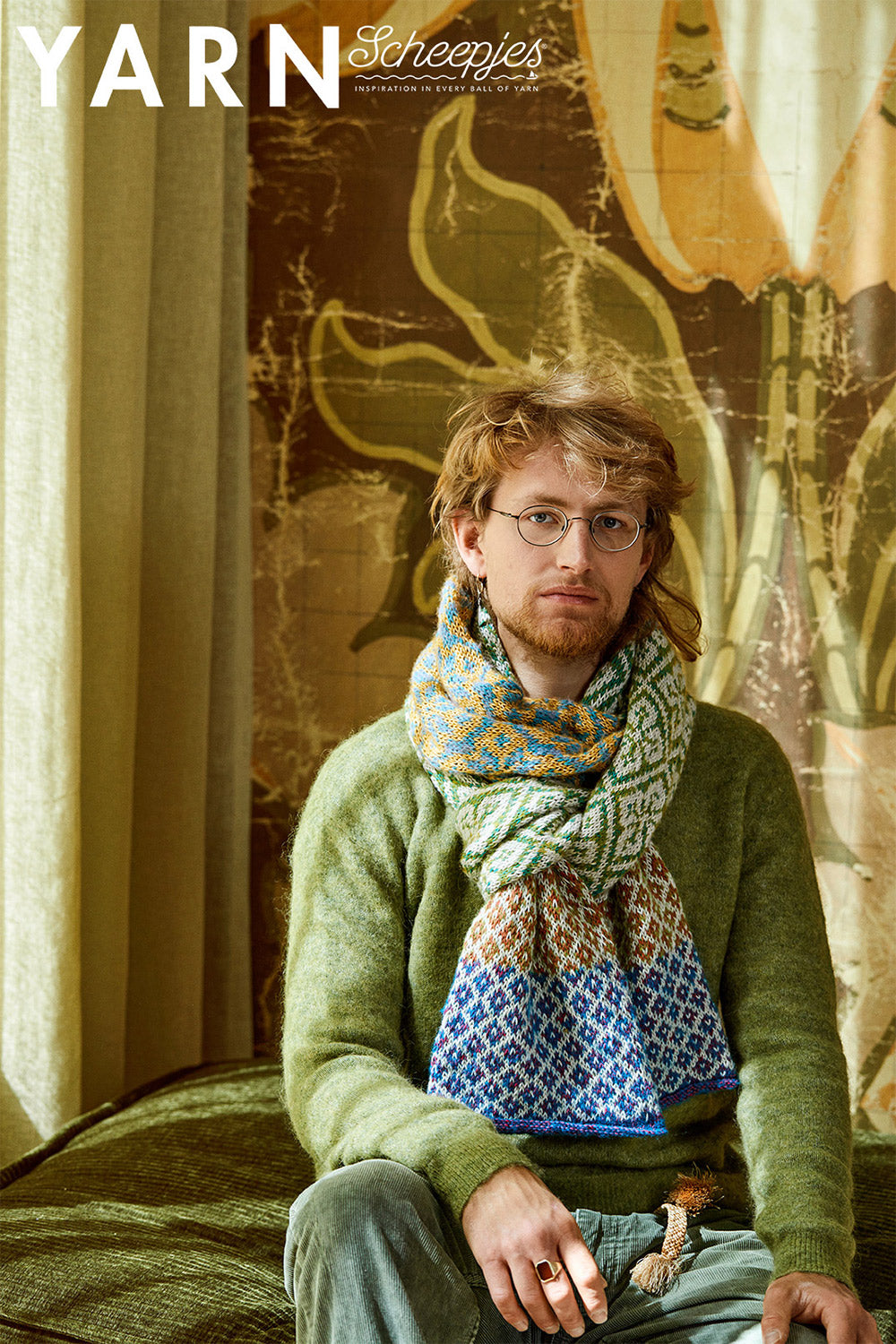 Scheepjes yarn bookazine romance ruskin scarf by martin up n — gemaakt met Scheepjes YARN Bookazine