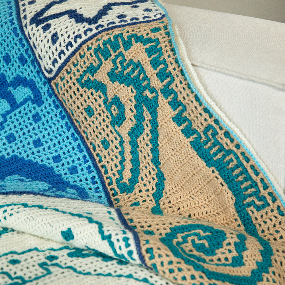 Zee — gemaakt met Seaworld- AdO Crochet -  Haakpakket - Inclusief Patroon Mozaïek (4)
