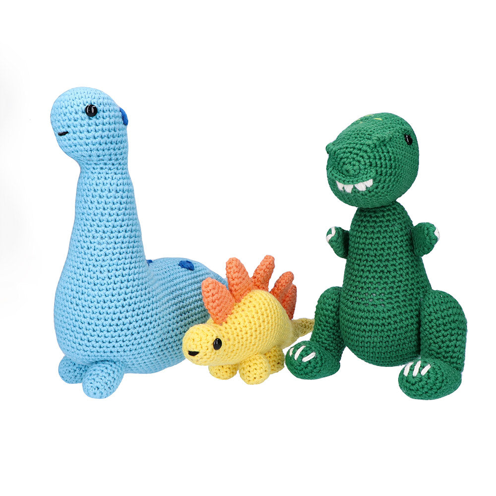 Dinopack — gemaakt met Stegosaurus Dino Haakpakket