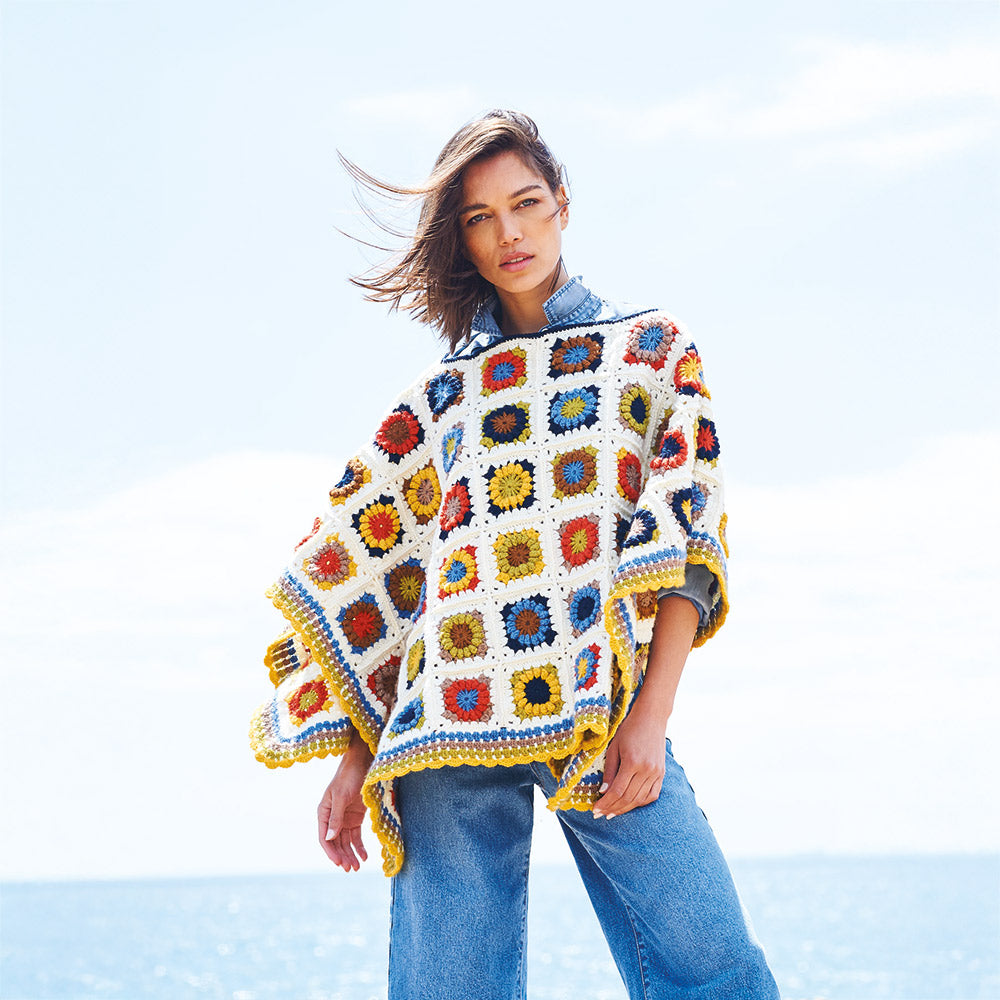 Poncho niamh — gemaakt met Stylecraft Poncho in DK MAL pattern (Digital)