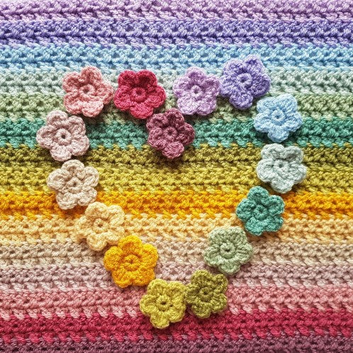 Meadow blanket attic cal garenpakket — gemaakt met Stylecraft Special DK Alle Kleuren Pakket
