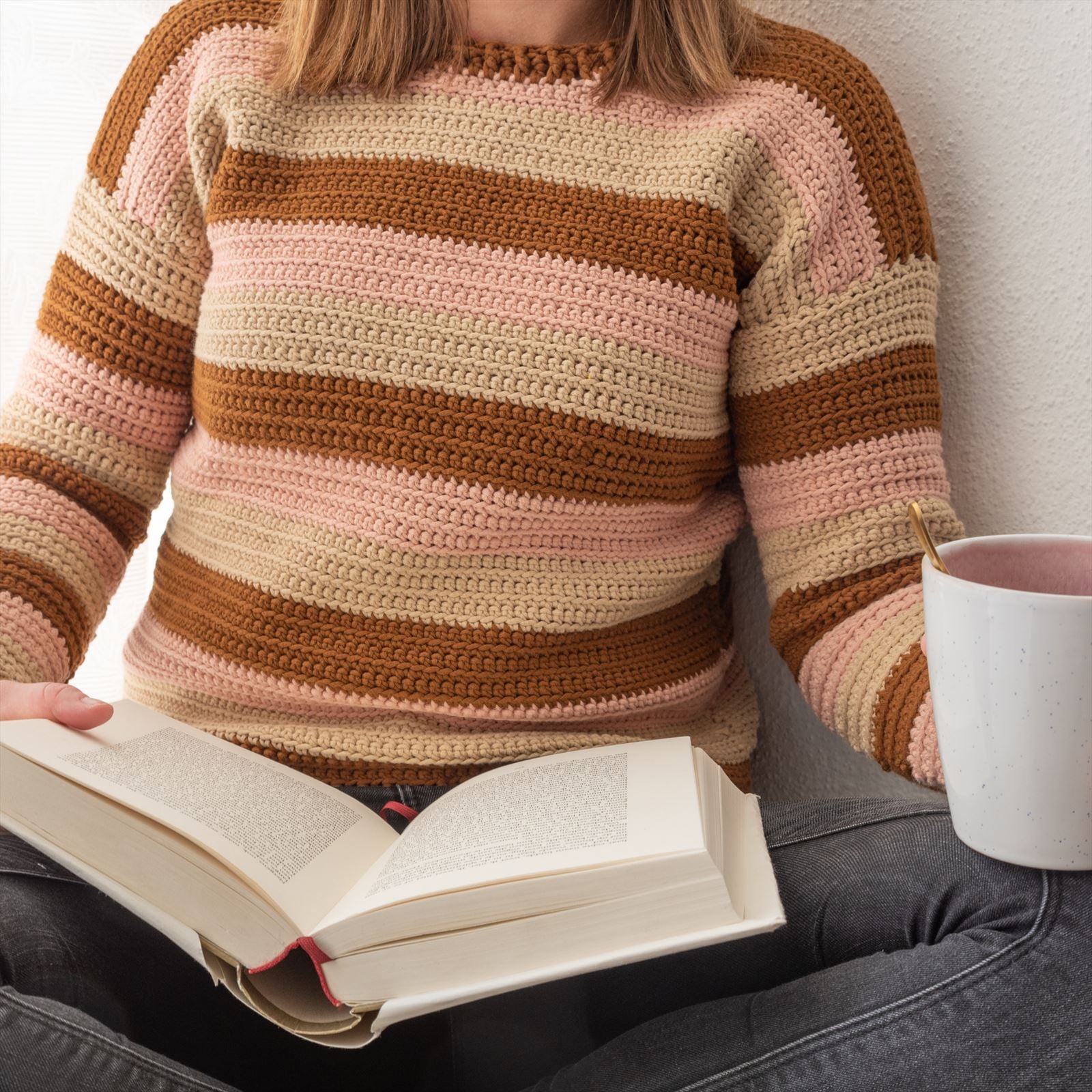 Yarn and Colors Sunset Stripes Pullover Haakpakket