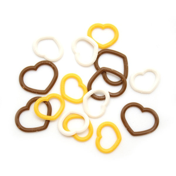 Tulip markeerringen hart meerkleurig mml — gemaakt met Tulip Markeerringen Hart Meerkleurig S/M/L