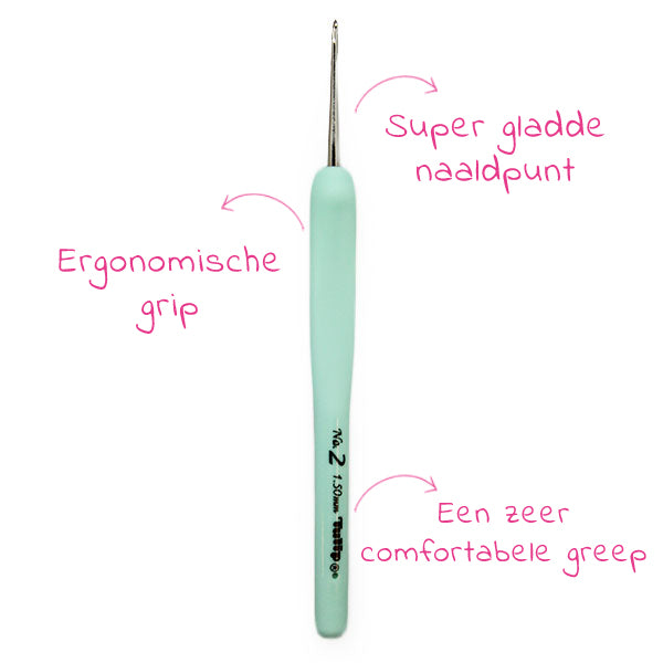 Sucre nl — gemaakt met Tulip Sucre Bead Softgrip Haaknaald 0.90mm