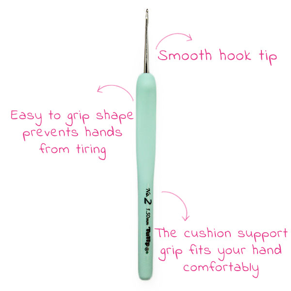 Sucre en — gemaakt met Tulip Sucre Bead Softgrip Haaknaald 1.50mm