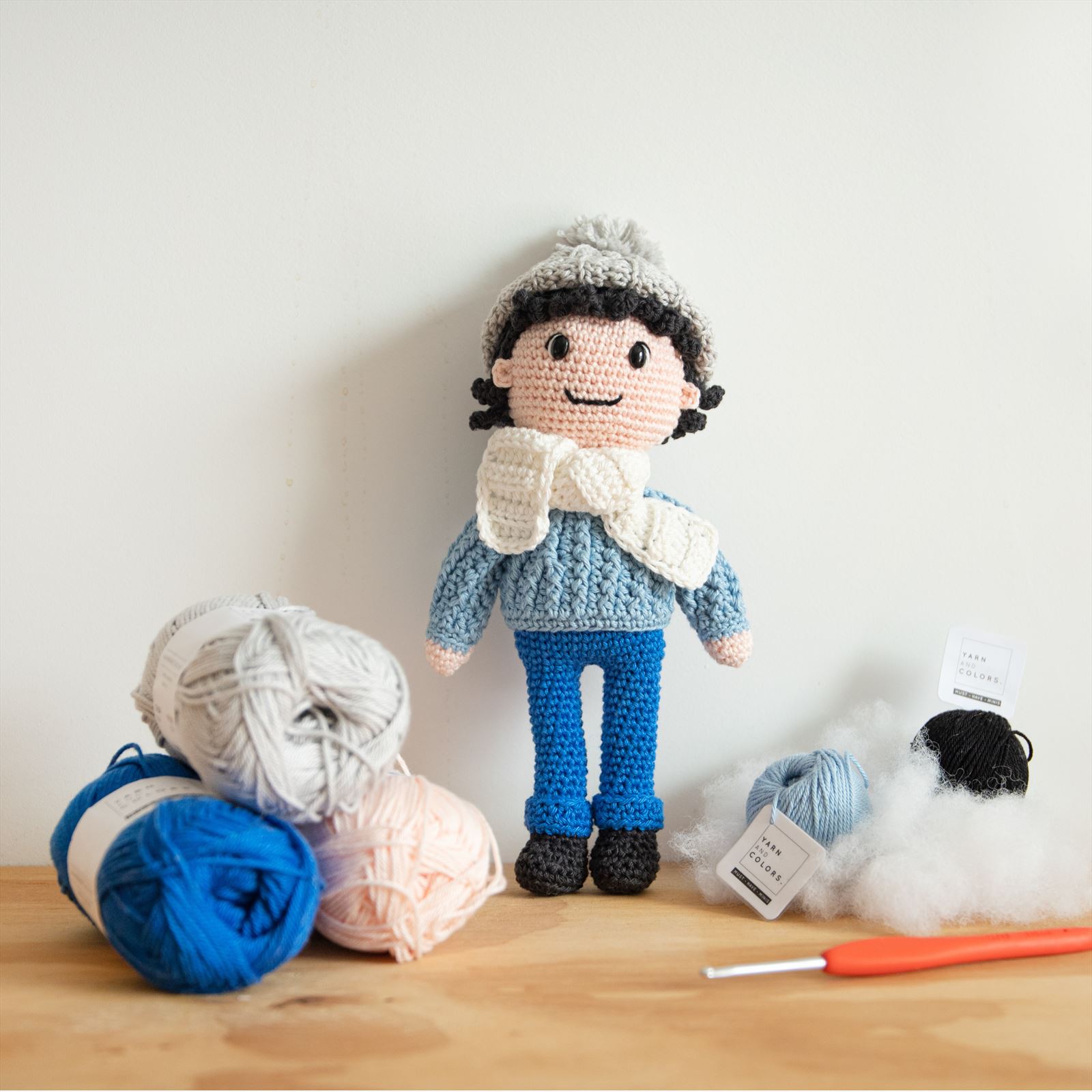 Seizoenen pop — gemaakt met Winter Poppetje Haakpakket