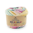 Katia Fair Cotton Arlequino 253 Oker-Kauwgom roze-Olieverf