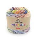 Katia Fair Cotton Arlequino 252 Paars-Oranje-Groen
