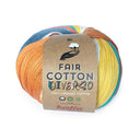 Katia Fair Cotton Diverso 404 Koraal-Oranje-Groen