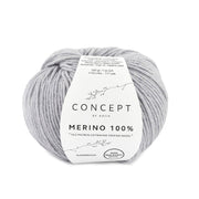 Katia Merino 100% 505 Licht grijs