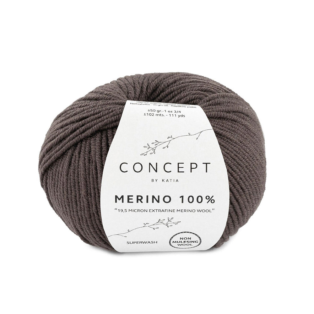 Katia Merino 100% 502 Medium bruin