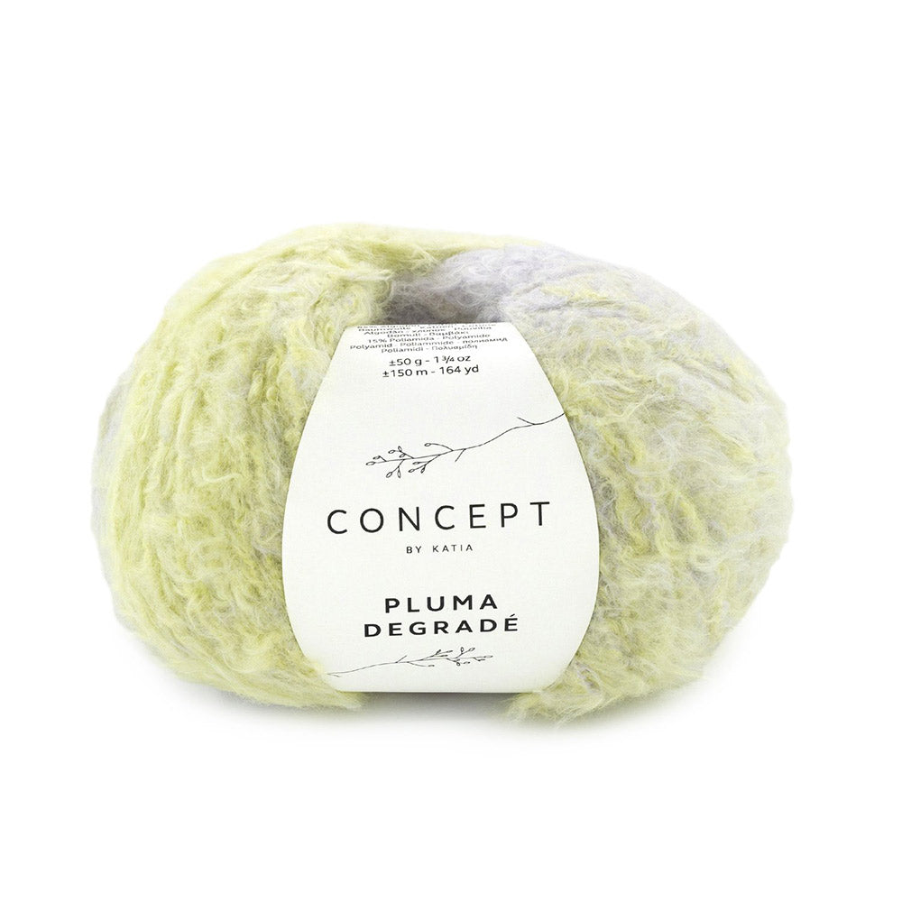 Katia Pluma Degradé 200 Lavendel-Pistache