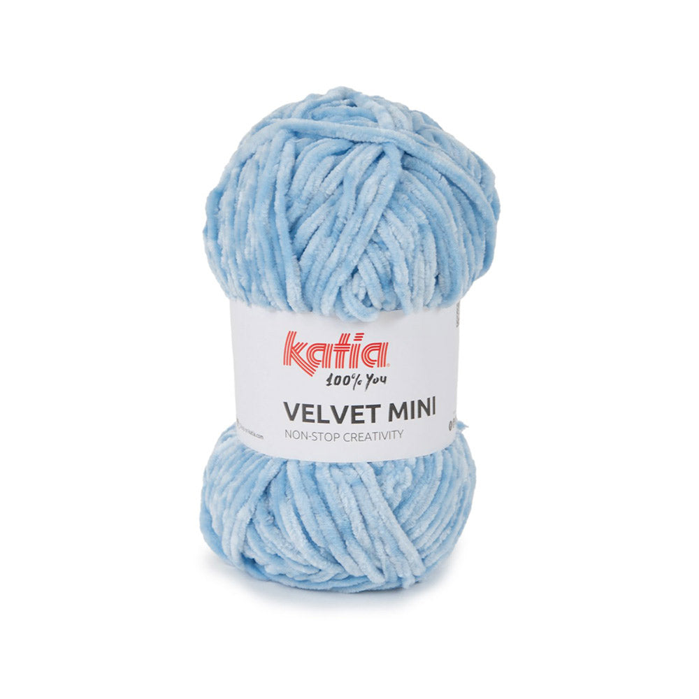 Katia Velvet Mini 219 Licht Hemelsblauw