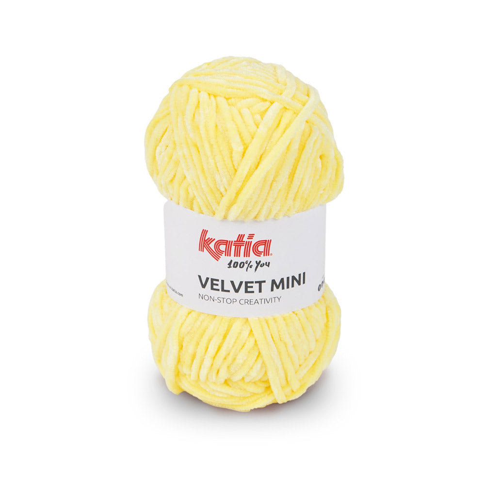 Katia Velvet Mini 201 Pastelgeel
