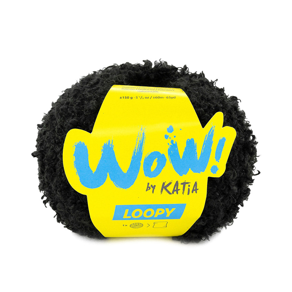 Katia WOW - Loopy 153 Zwart