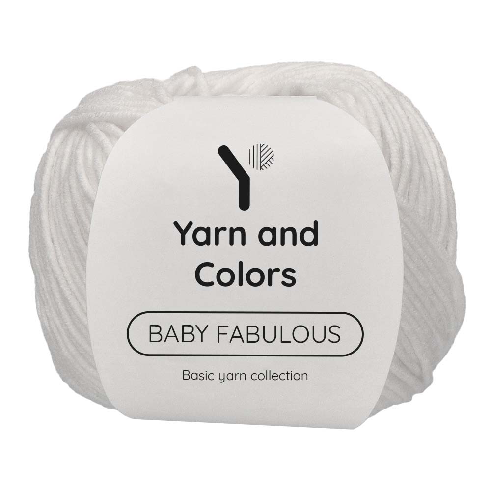 Yarn and Colors Baby Fabulous 001 White