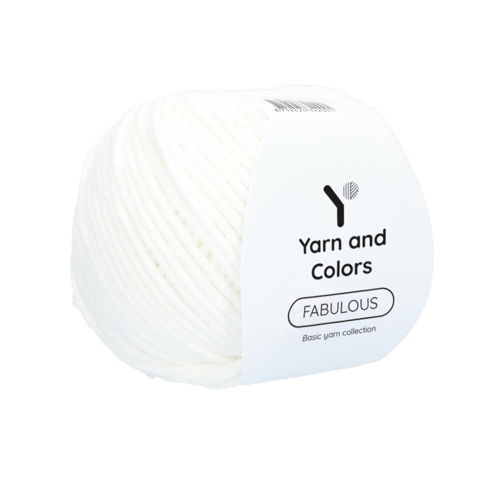 Yarn and Colors Fabulous 001 White