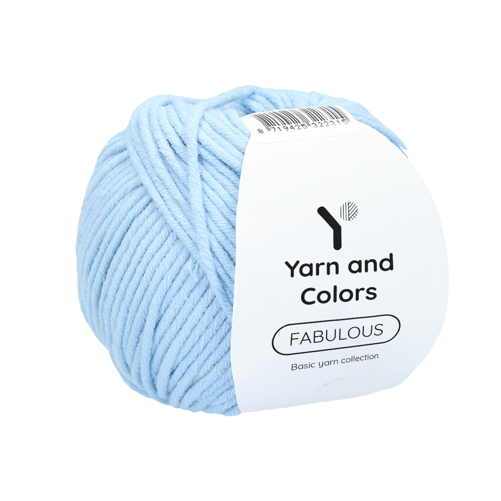 Yarn and Colors Fabulous 063 Ice Blue