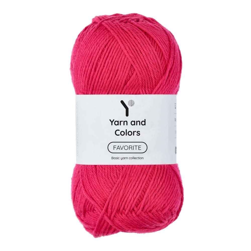 Yarn and Colors Favorite 033 Raspberry