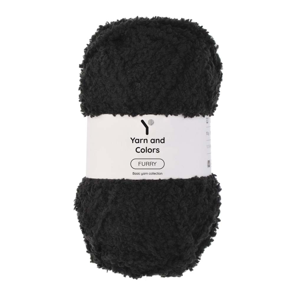 Yarn and Colors Furry 100 Black