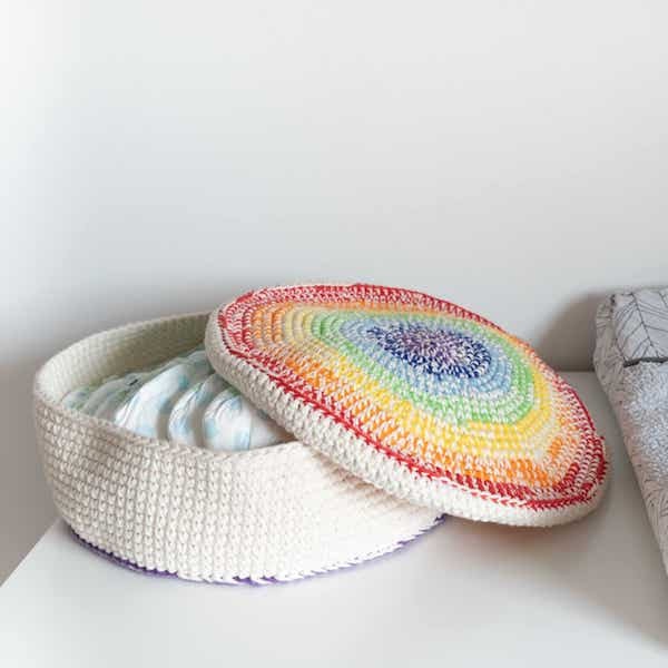 Yarn and Colors Rainbow Basket Haakpakket (2)
