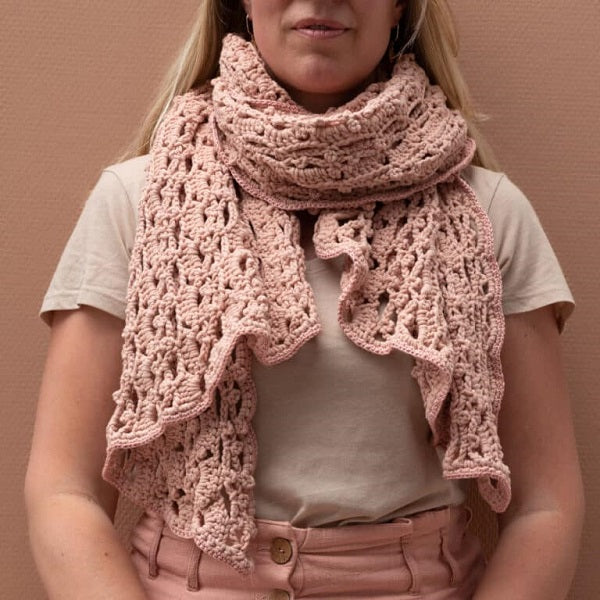 Lots of dots wrap ros — gemaakt met Yarn and Colors Zen