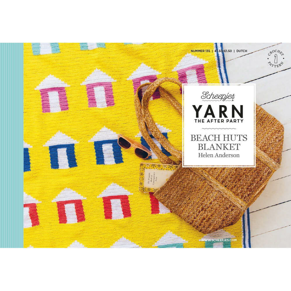 Yarn the after party nr.135 Beach huts blanket haakpatroon