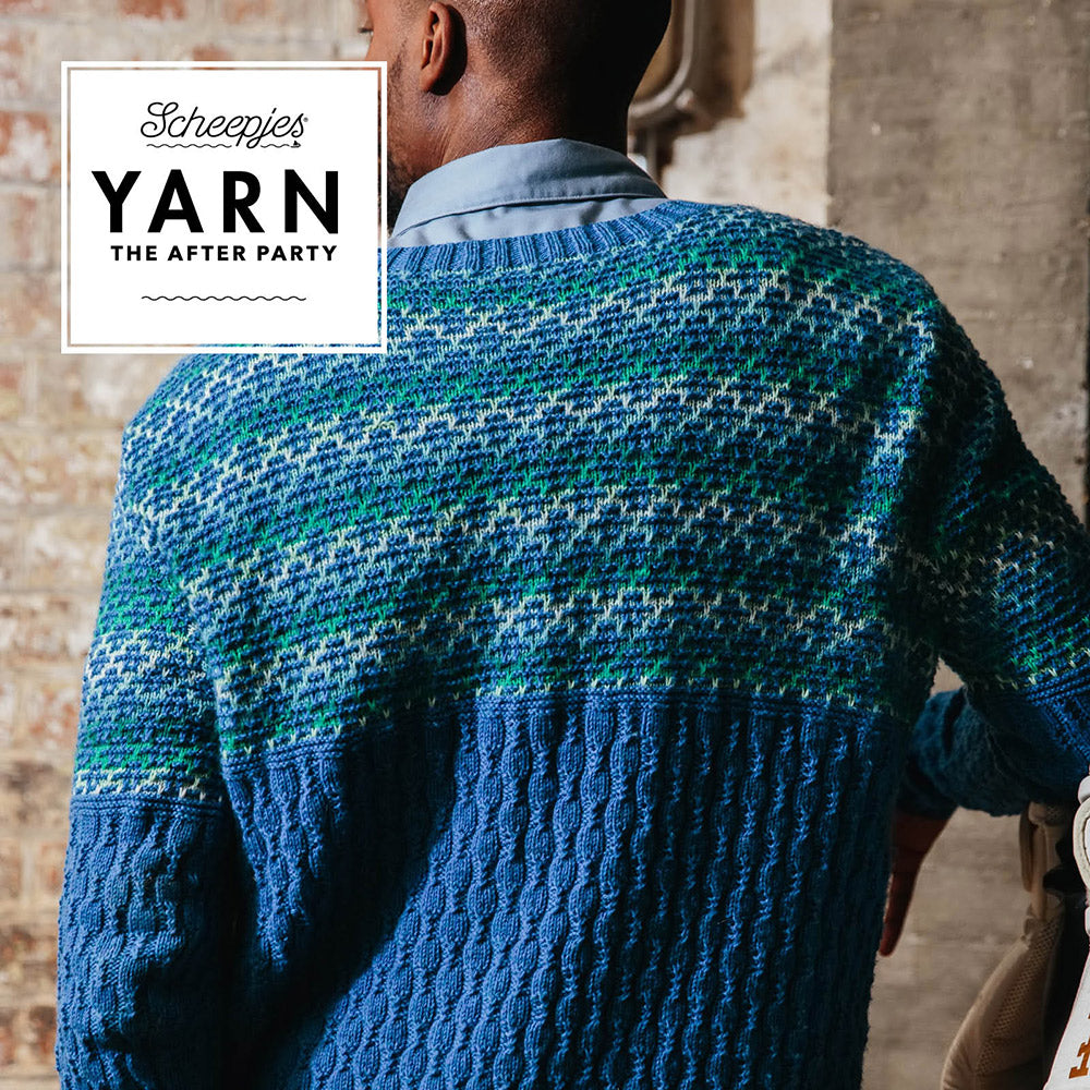 Windsor mosaic sweater — gemaakt met YARN The After Party nr.72 Windsor Mosaic Sweater NL (2)