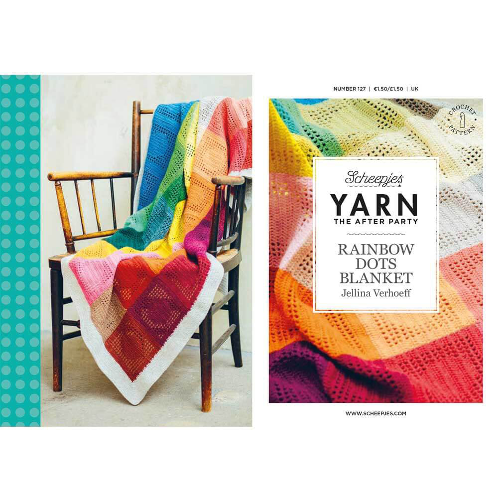 YARN The After Party nr.127 Rainbow Dots Blanket UK