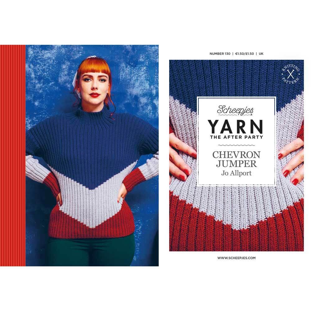 YARN The After Party nr.130 Chevron Jumper UK
