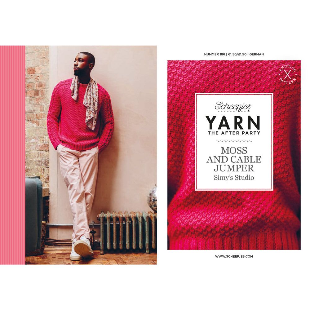 YARN The After Party nr.186 Moss and Cable Jumper DE