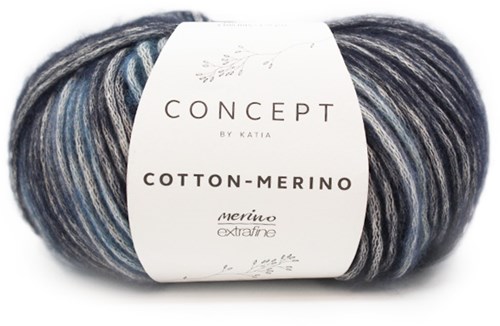 Katia Cotton-Merino Plus 205 Blue