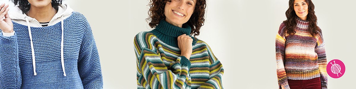 Simpele damestrui breien? Ontdek 5 makkelijke patronen voor het breien van een trui!