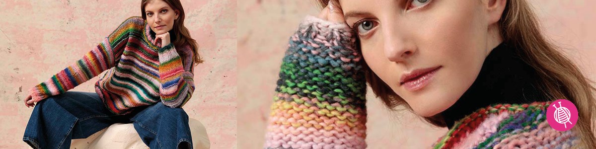 Lang Yarn Punto 31 & 45: brei droomachtige winterkleding in alle kleuren van de regenboog